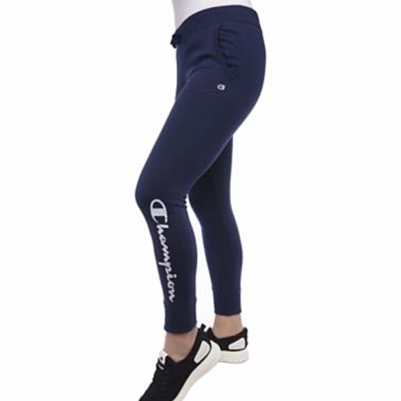 Champion Pants - NWT Navy Champion Womens Powerblend Fleece Jogger